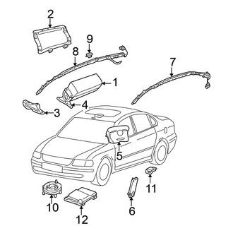 Volkswagen OE - Restraint Systems - Air Bag Components