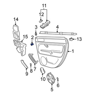 Volkswagen OE - Door Interior Trim Panel Retainer
