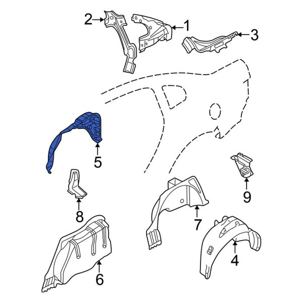 Wheel Housing Side Panel