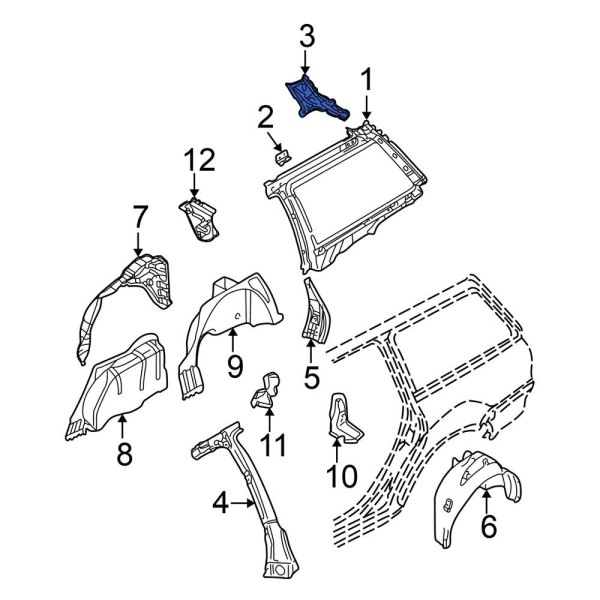 Quarter Panel Reinforcement