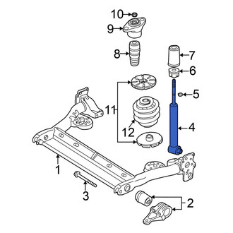 Volkswagen OE - Rear Suspension Shock Absorber