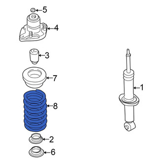 Volkswagen OE - Front Coil Spring
