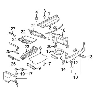 Volkswagen OE - Rear Body & Floor - Interior Trim (GLS / GLX Sedan)