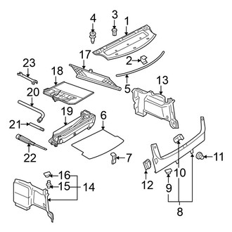 Volkswagen OE - Rear Body & Floor - Interior Trim (GLS 4 Motion / GLX 4 Motion / W8 Sedan AWD)