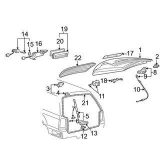 Volkswagen OE - Lift Gate - Gate & Hardware (GLS / GLS 4 Motion / GLX / GLX 4 Motion / W8 Wagon)