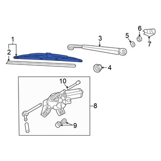Volkswagen OE - Rear Wiper Blade