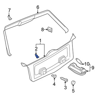Volkswagen OE - Liftgate Trim Cover Clip