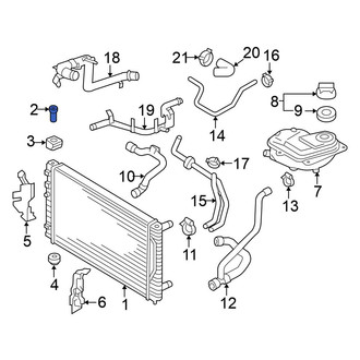 Volkswagen OE - Radiator Mount Bolt