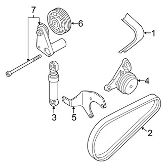 Volkswagen OE - Cooling - Belts & Pulleys (GL TDI / GLS TDI)