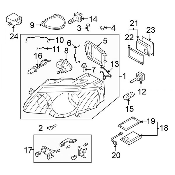 Headlight Bulb Retainer