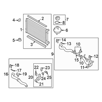 Volkswagen OE - Cooling - Radiator & Components