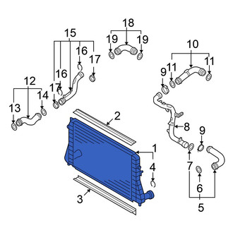 Turbo Supercharger Pipe 5N0145832S - Replacement Turbo Pipe For Specific Vehicle Models