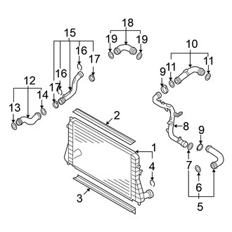 Volkswagen OE - Cooling - Intercooler (Turbocharged 2.0L Gas)