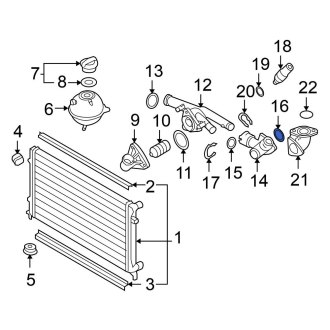 Volkswagen CC OEM Engine Cooling Parts | Radiators, Fans — CARiD.com