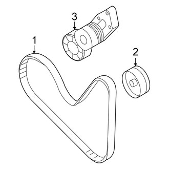 Volkswagen OE - Cooling - Belts & Pulleys (VR6)