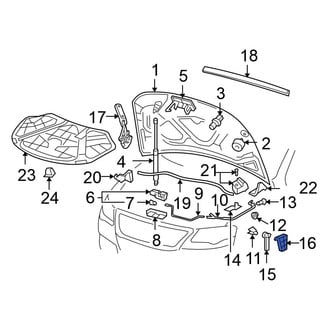Volkswagen OE - Hood Release Handle Bracket