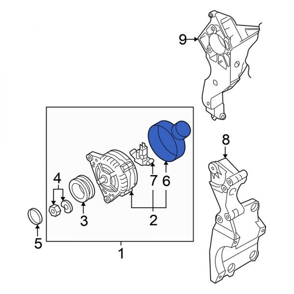 Alternator Cable Cap