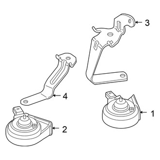 Volkswagen OE - Electrical - Horn