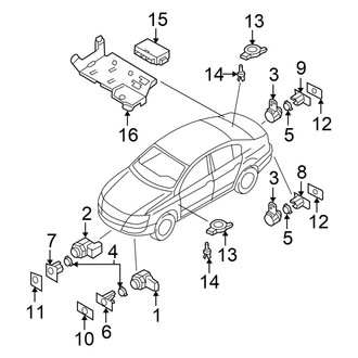 Volkswagen OE - Electrical Components (Park AID System)