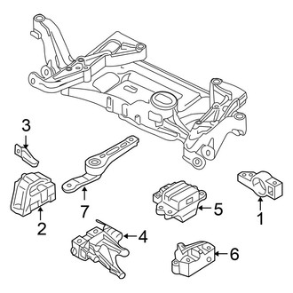 Volkswagen OE - Engine / Transaxle - Engine & Transmission Mounting