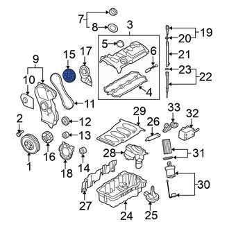 Volkswagen OE - Engine Timing Camshaft Gear