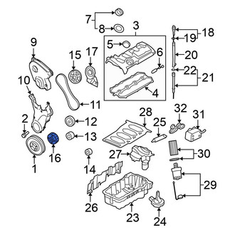 Volkswagen OE - Engine Timing Crankshaft Sprocket