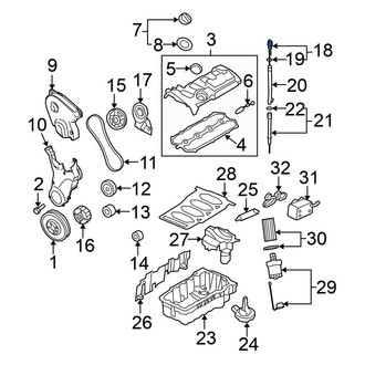 Volkswagen OE - Engine Oil Dipstick