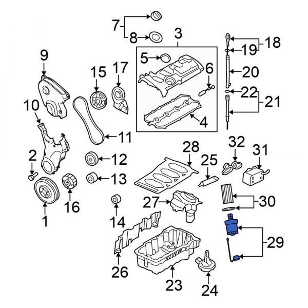 Engine Oil Filter Housing