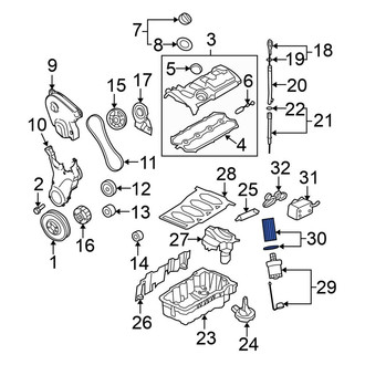Volkswagen OE - Engine Oil Filter Element