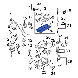 Volkswagen OE - Engine Valve Cover Gasket