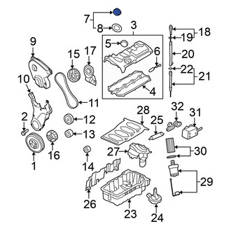 Volkswagen OE - Engine Oil Filler Cap