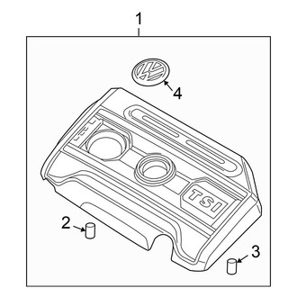 Volkswagen OE - Engine / Transaxle - Engine Appearance Cover