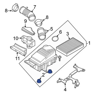Volkswagen OE - Air Filter Housing Grommet