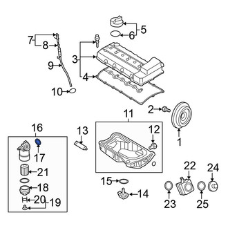 Volkswagen OE - Engine Oil Filter Housing Gasket