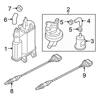 Volkswagen OE - Emission System - Emission Components (Komfort / Lux / Turbo)