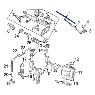 Volkswagen OE - Rear Wiper Blade