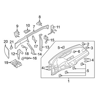 Volkswagen OE - Instrument Panel (To VIN 3C9150000)