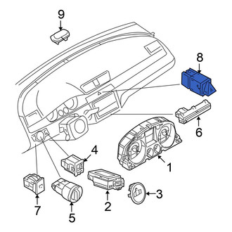 Volkswagen OE - Hazard Warning Switch