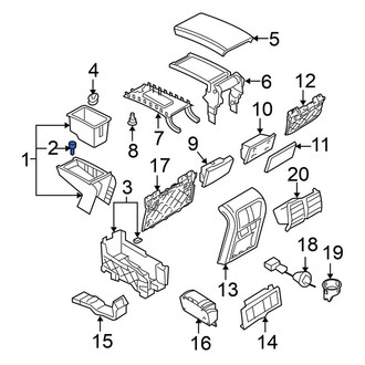 Volkswagen OE - Console Armrest Bumper