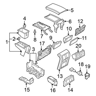 Volkswagen OE - Center Console