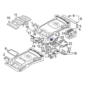 Volkswagen OE - Sunroof Switch