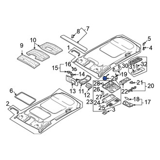 Volkswagen OE - Sunroof Switch