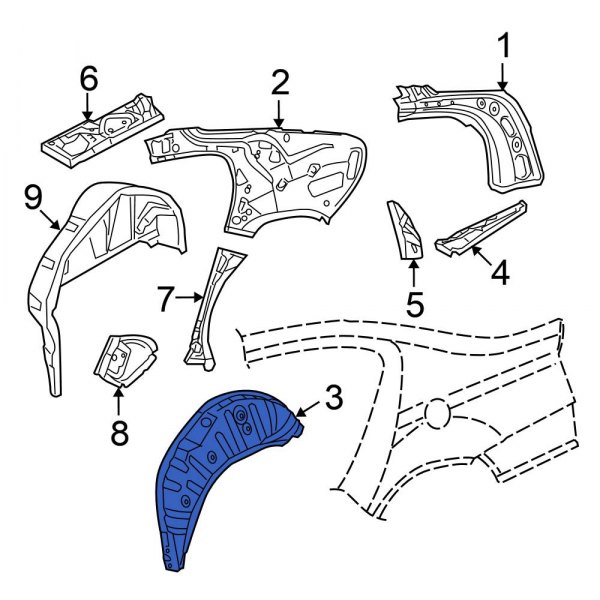 Wheel Housing Side Panel