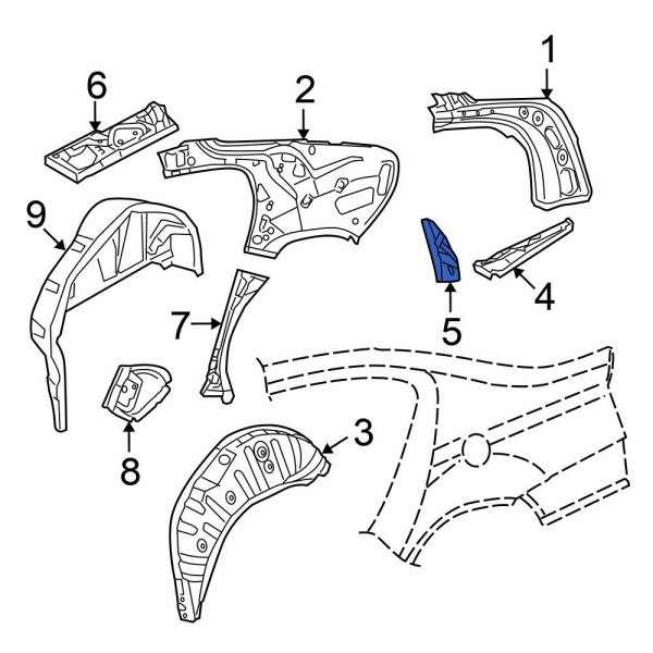 Quarter Panel Reinforcement