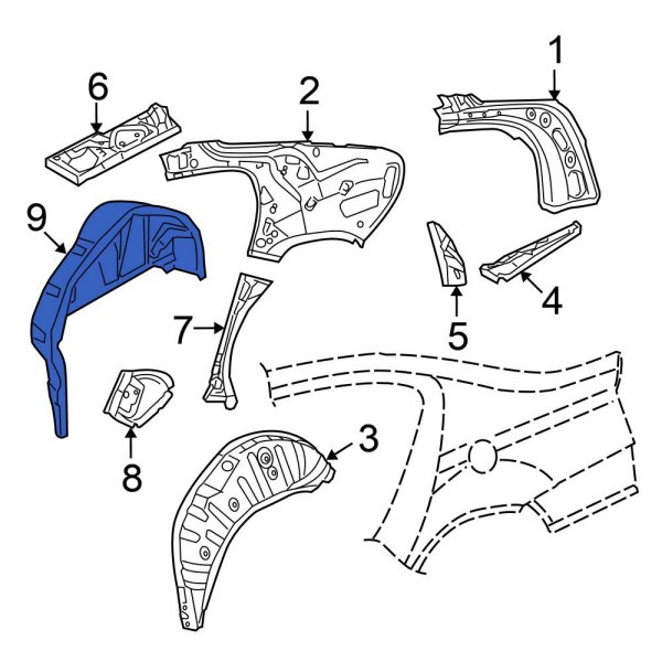 Wheel Housing Side Panel