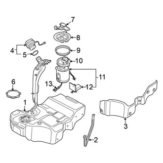 Volkswagen OE - Fuel System Components (FWD)