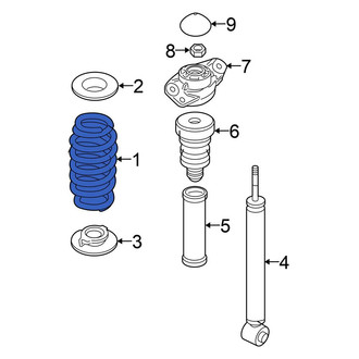 Volkswagen OE - Rear Coil Spring