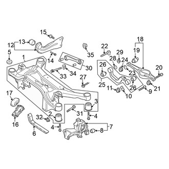 Volkswagen OE - Rear Suspension - Suspension Components (AWD)