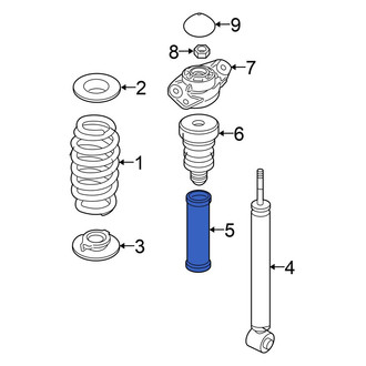 Volkswagen OE - Rear Suspension Shock Absorber Bellows