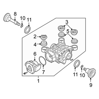 Volkswagen OE - Rear Suspension - Axle & Differential (AWD)